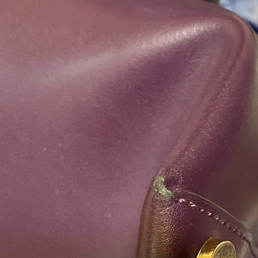 Michael Michael Kors Purple Leather Tote Bag - Picture 11 of 14